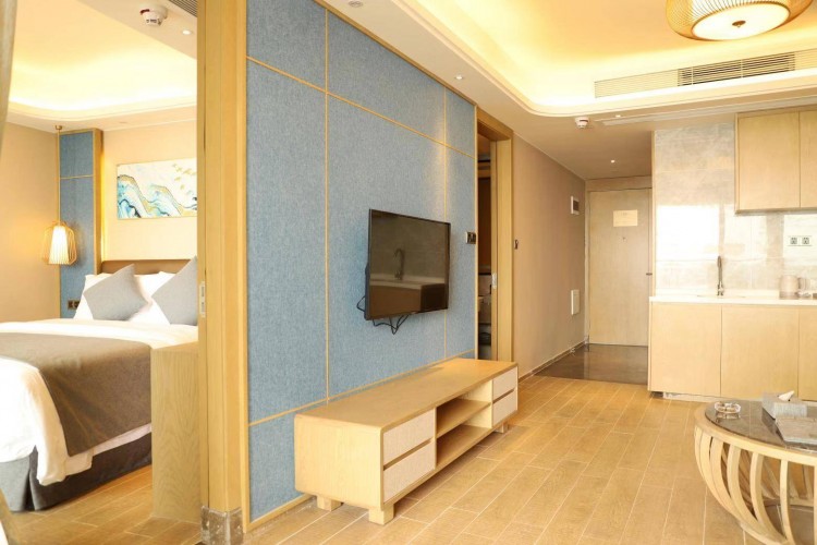 海邊冬天不再冷！雙月灣君廷度假酒店海景兩房一廳4人海泉SPA