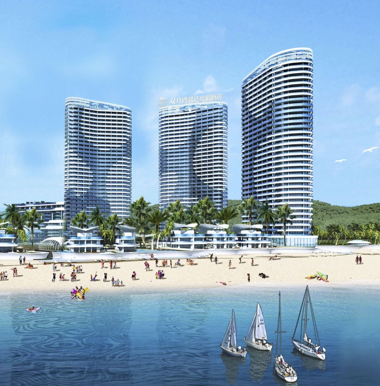 海邊冬天不再冷！雙月灣君廷度假酒店海景兩房一廳4人海泉SPA