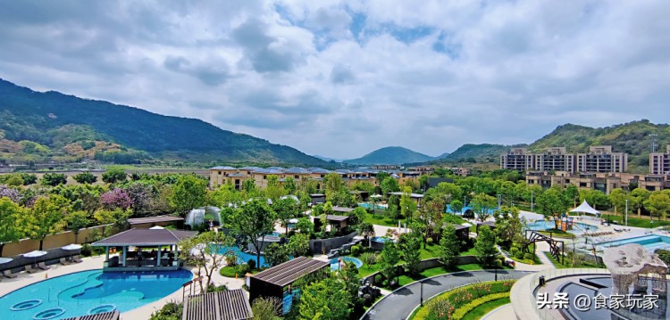 廣州云嶺湖園林式泡池自助早晚泡鳥巢養生湯泉親子戲水池
