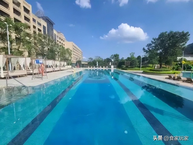 廣州云嶺湖園林式泡池自助早晚泡鳥巢養生湯泉親子戲水池