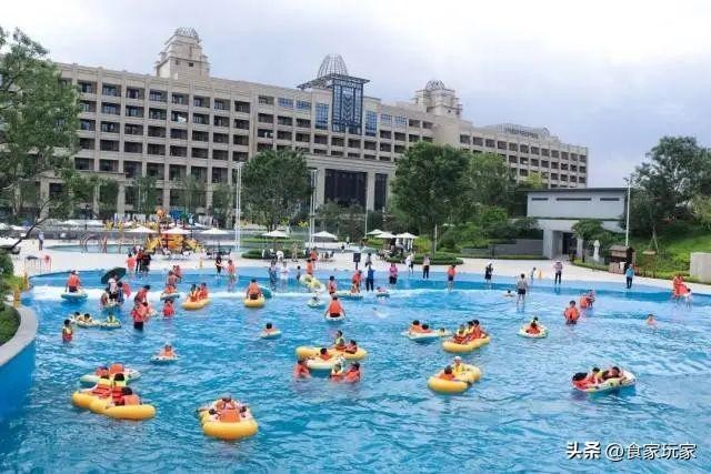 廣州云嶺湖園林式泡池自助早晚泡鳥巢養生湯泉親子戲水池
