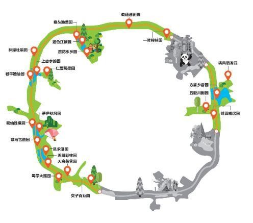 搶先看!成都錦城綠道二期夢幻效果圖搶先看:田園SPA了解一下!