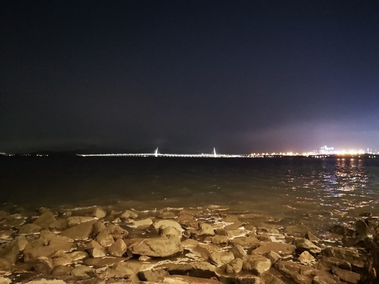 深圳灣無敵夜晚海邊音樂SPA