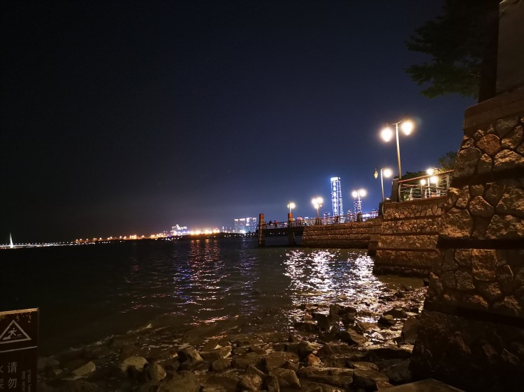 深圳灣無敵夜晚海邊音樂SPA