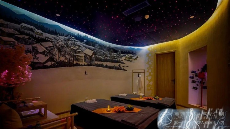 探索成都SPA|北海道星空雪景日式SPA主題景觀SPA房間