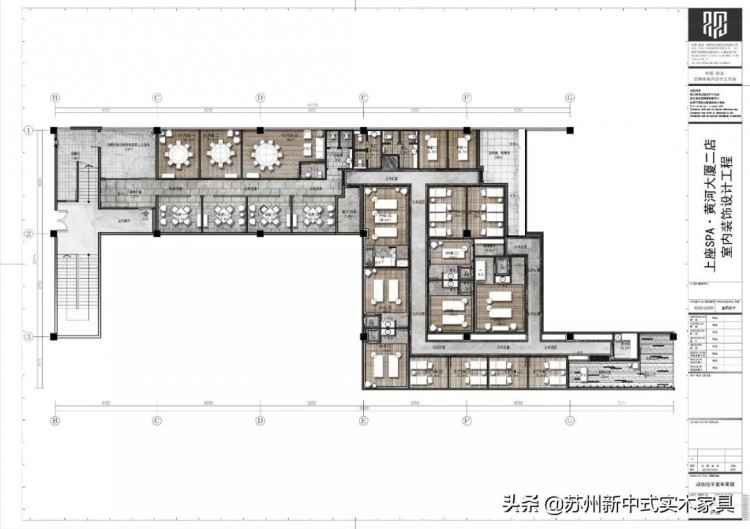 南京SPA養生館裝修設計極致簡約新中式風營造不一樣的感覺
