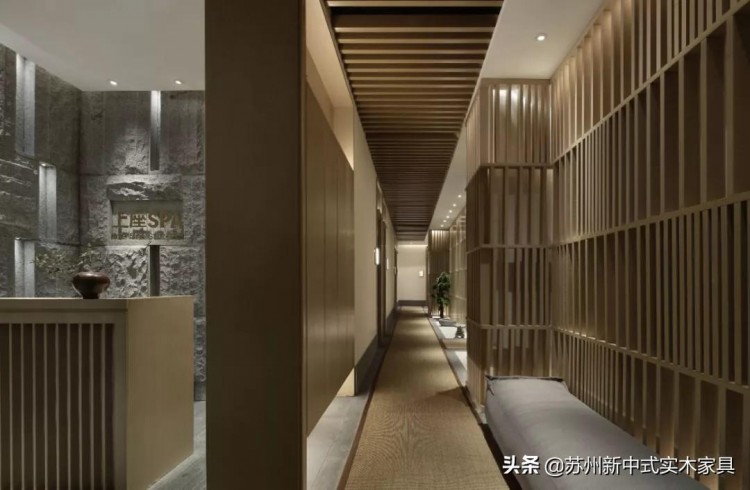 南京SPA養生館裝修設計極致簡約新中式風營造不一樣的感覺