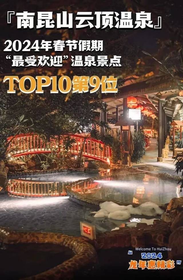 全國TOP10！龍門這個(gè)溫泉景區(qū)上榜！