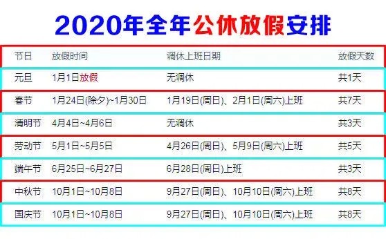 2020年金華人最強(qiáng)拼假攻略！請(qǐng)2天休10天！旅游達(dá)人們的人都收藏了！