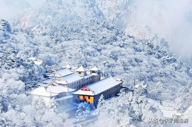 黃山雪景溫泉