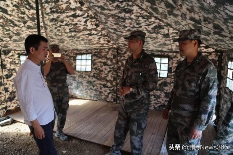 安徽阜陽大漢松骨足療會館慰問阜陽某預備役團應急分隊駐訓點