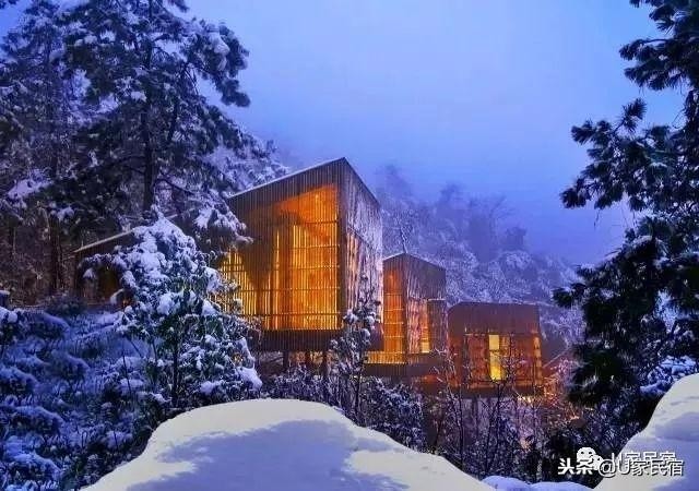 冬日續命必備！我不需要暖氣只要一場竹海雪野里的溫泉spa