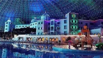 亞洲最大的穹頂式溫泉廬江國軒溫泉宮